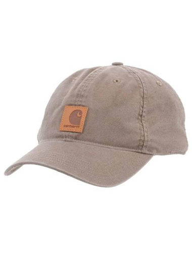 Odessa Canvas Ball Cap Driftwood - CARHARTT - BALAAN 1