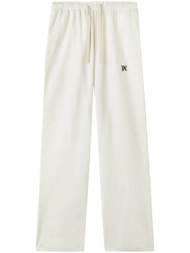 Straight Pants PMCA141 R24FAB0010310 WHITE - PALM ANGELS - BALAAN 1