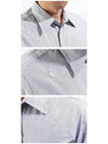 Men's Anchor Striped Long Sleeve Shirt White - THE EDITOR - BALAAN 5