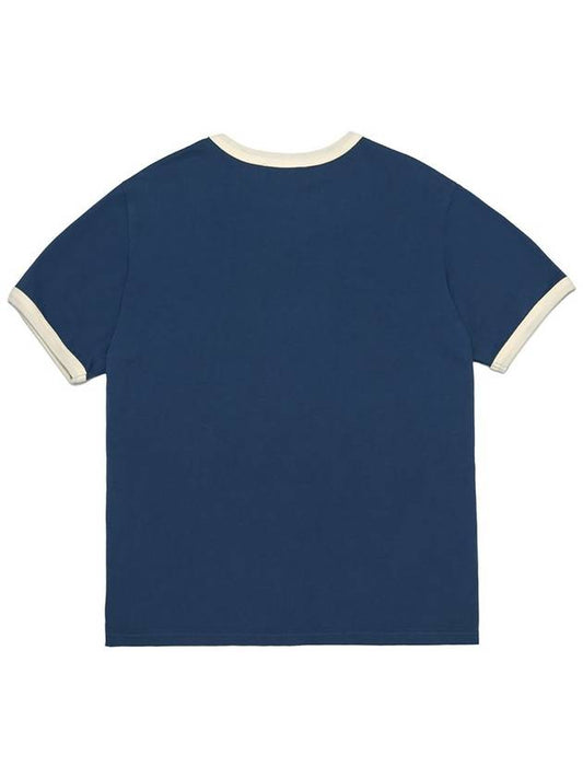 DON'T TALK TO ME RINGER T SHIRT NAVY - ROLLING STUDIOS - BALAAN 2