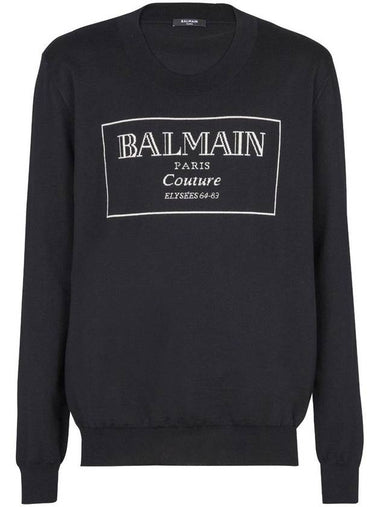 Balmain Couture Label Sweater - BALMAIN - BALAAN 1