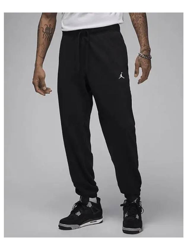 Jordan Sports Crossover Men s Dry Fit Fleece Pants Black White FV8608 010 709791 - NIKE - BALAAN 1