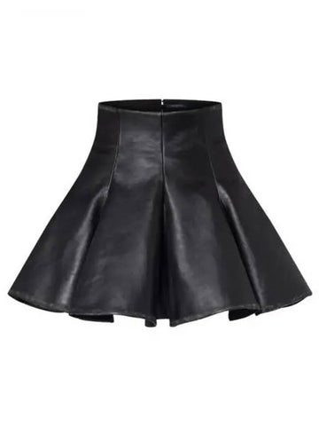 Pleated calfskin circle skirt 1AFUF7 - LOUIS VUITTON - BALAAN 1