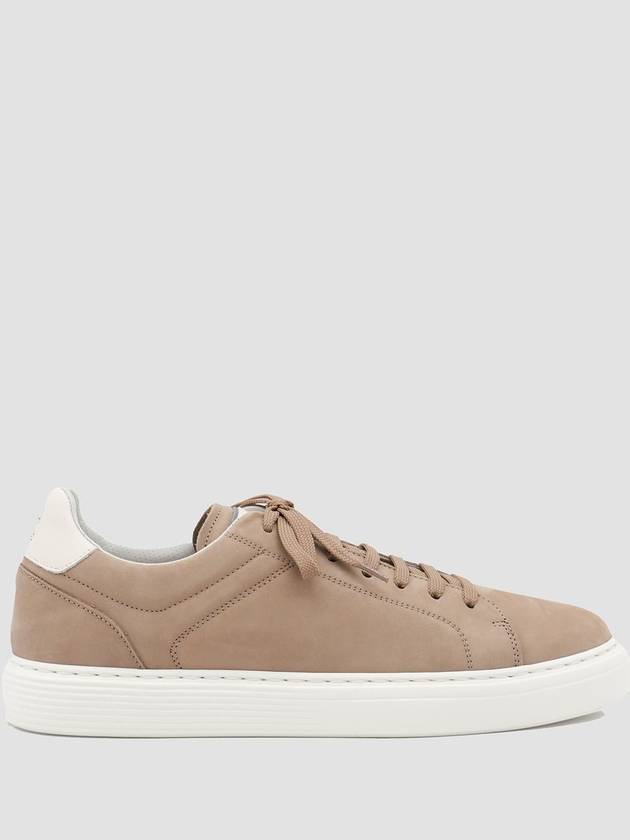 Suede Low Top Sneakers Beige - BRUNELLO CUCINELLI - BALAAN 2