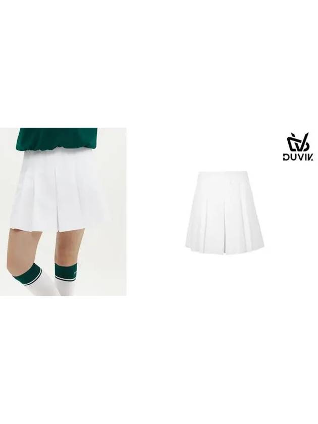 Pleated Qualotte Skirt Shorts DD3WPH371WH - DUVIK - BALAAN 7