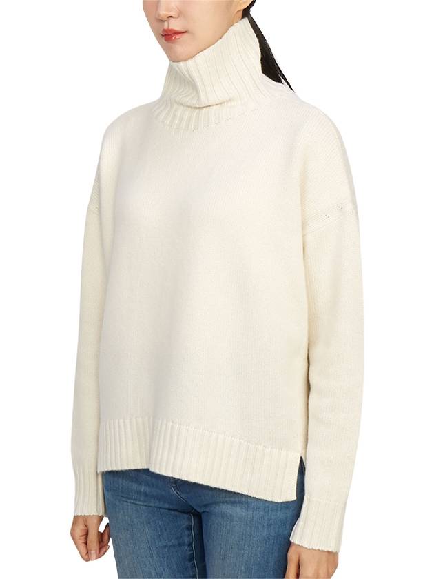 Gianna Cashmere Turtleneck Ivory - MAX MARA - BALAAN 3