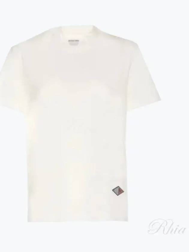 Cotton Short Sleeve T-Shirt White - BOTTEGA VENETA - BALAAN 2