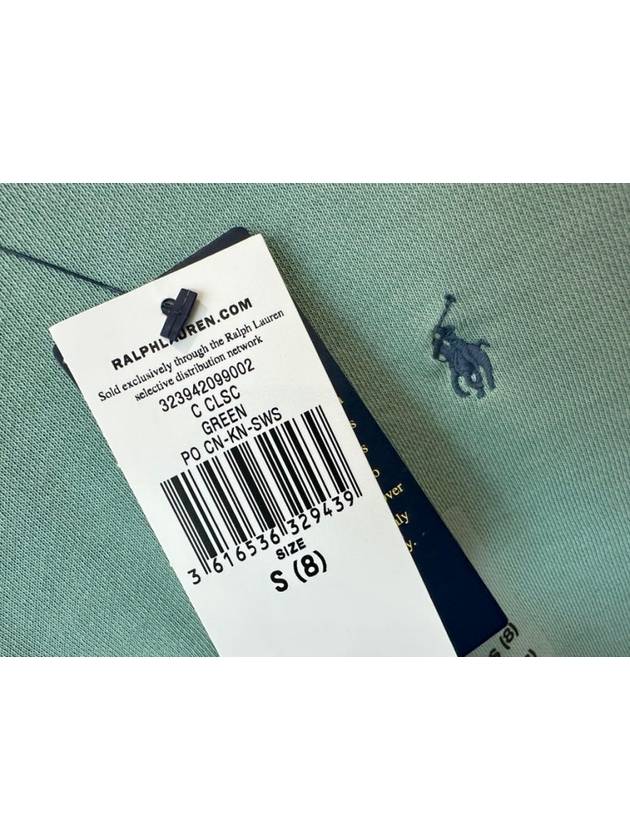 Polo Kids Sweatshirt 323942099002 Green S 8Y XL 18 20Y - POLO RALPH LAUREN - BALAAN 4