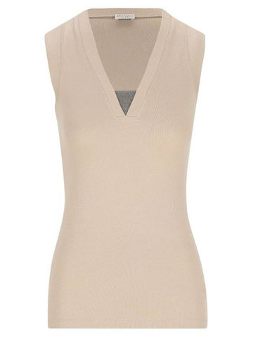 Brunello Cucinelli Top Beige - BRUNELLO CUCINELLI - BALAAN 1