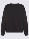 Isoli Oversized Cotton Sweatshirt Black - GANNI - BALAAN 5