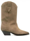 Duerto Suede Middle Boots Brown - ISABEL MARANT - BALAAN 2