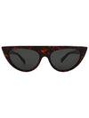 Eyewear Graphic Acetate Sunglasses Red Havana - CELINE - BALAAN 2