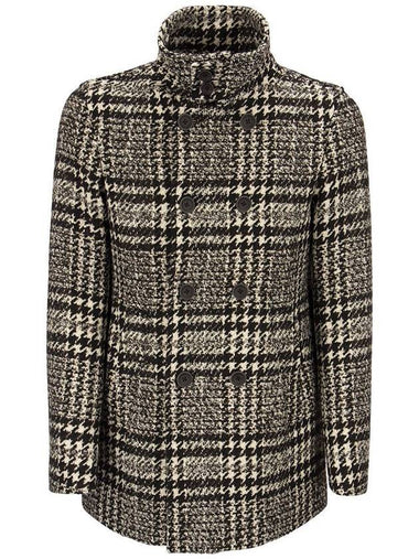 Men's Vintage Check Double Coat - HERNO - BALAAN 1