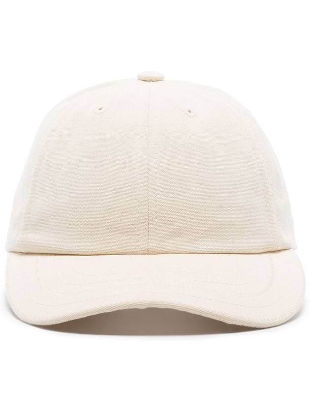 La Casquette Jacquemus Signature Ball Cap Ivory - JACQUEMUS - BALAAN 3