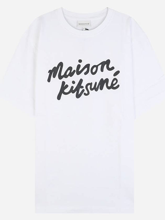 Handwriting Comfort Short Sleeve T-Shirt White - MAISON KITSUNE - BALAAN 2