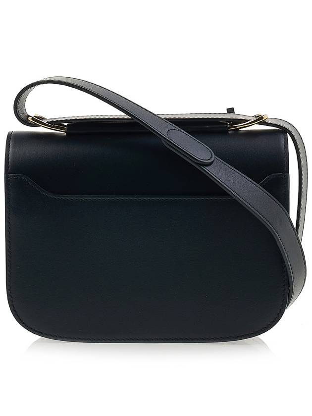 Lingot Olen Calf Leather Shoulder Bag Black - DELVAUX - BALAAN 4