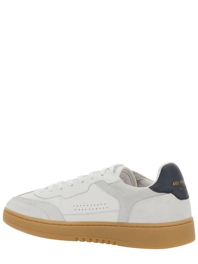 'Dice T-Toe' White Low Top Sneakers With Logo Patch On The Tongue And Logo Lettering On The Rear In Leather Man - AXEL ARIGATO - BALAAN 3