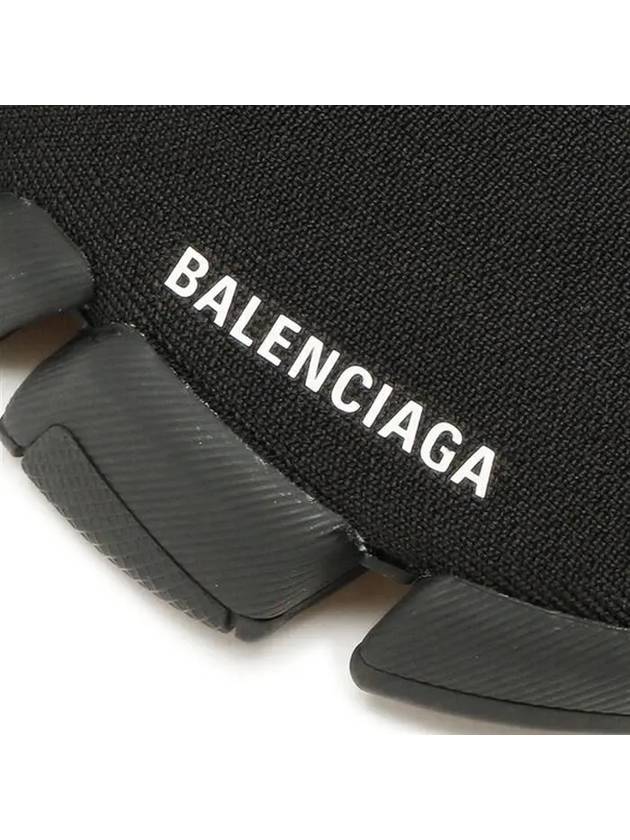 Women's Speed 2 0 Recycled Knit High Top Sneakers Black - BALENCIAGA - BALAAN 5