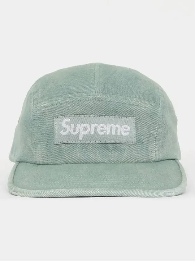 Patch Logo Denim Camp Cap SS24H81 MINT - SUPREME - BALAAN 3