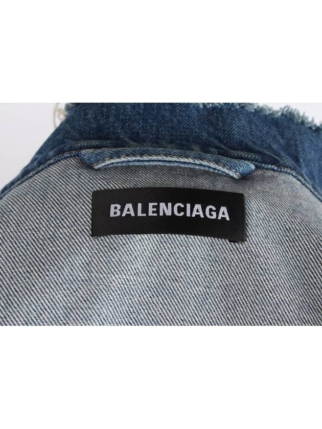 Wave logo denim jacket 48 - BALENCIAGA - BALAAN 8