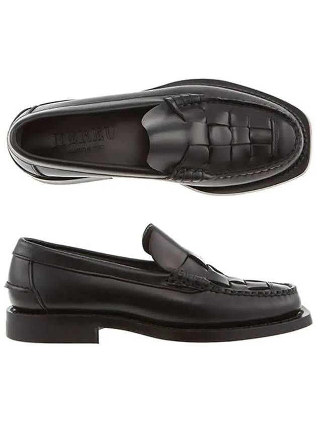 Women's Nombela Interwoven Moccasin Loafer Black - HEREU - BALAAN 6