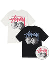 Roll The Dice Pigment Dyed Short Sleeve T-Shirt White - STUSSY - BALAAN 6