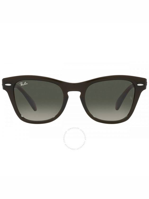 Ray Ban Grey Gradient Square Unisex Sunglasses RB0707SF 664271 53 - RAY-BAN - BALAAN 1