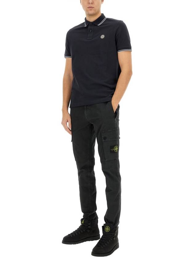 POLO WITH LOGO - STONE ISLAND - BALAAN 2