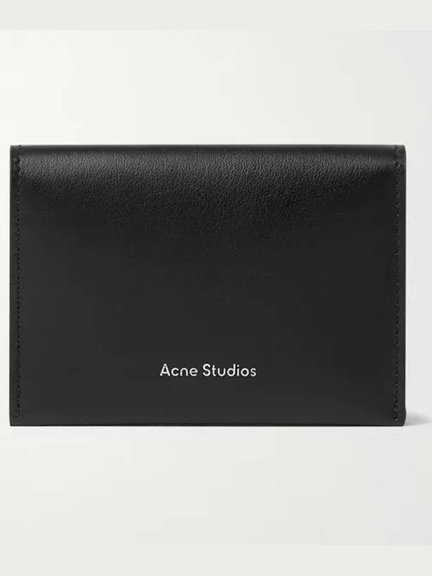 Logo Bifold Card Wallet Black - ACNE STUDIOS - BALAAN 4