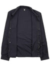 Men's Gabardine Shirt Zip Up Jacket Black - CP COMPANY - BALAAN 11