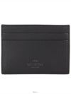 VLTN Logo Two-Tier Card Wallet Black - VALENTINO - BALAAN 5