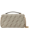 FF Motif Baguette Shoulder Bag Beige - FENDI - BALAAN 4