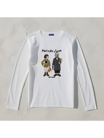 OHP MOAI Assassin and Girl no 2 Basic Long Sleeve T shirt - ONEHUNDREDPERCENT - BALAAN 1