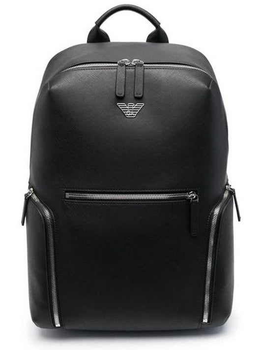 Embossed Logo Backpack Black - EMPORIO ARMANI - BALAAN 2