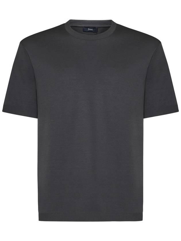 crew neck t-shirt JG000206U52059 - HERNO - BALAAN 2