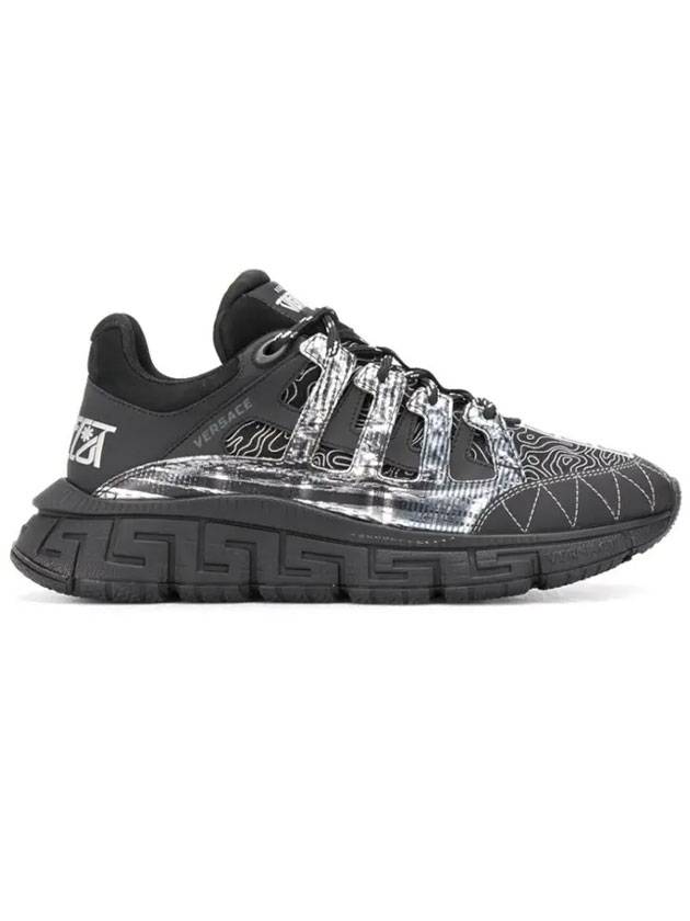 Trigreca low-top sneakers black - VERSACE - BALAAN 1