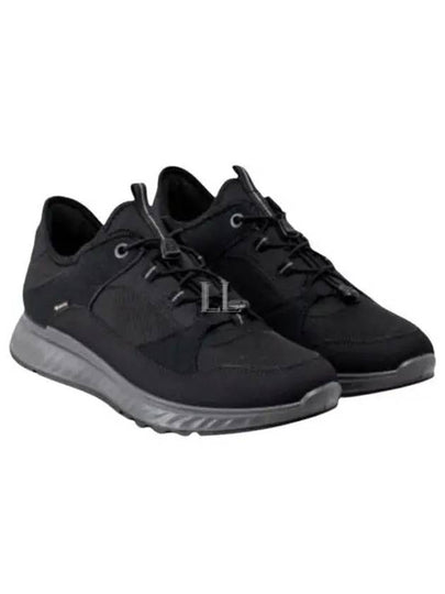 Exostride Low Top Sneakers Black - ECCO - BALAAN 2