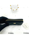 Classic Zipped Coin Purse Grained Calfskin & Gold Black - CHANEL - BALAAN 8