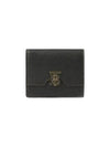 TB Grainy Leather Half Wallet Black - BURBERRY - BALAAN 3