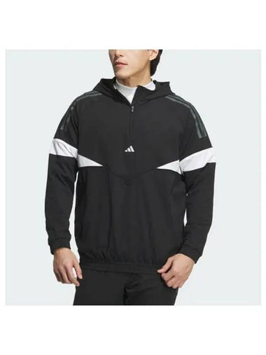 adidas GOLF twist weave long sleeve track hood pullover IM7221 - ADIDAS GOLF - BALAAN 1