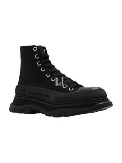 Tread Slick High Top Sneakers Black - ALEXANDER MCQUEEN - BALAAN 2