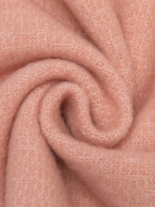 Knit gloves muffler set pink - RECLOW - BALAAN 9