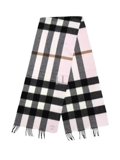 Check Cashmere Scarf Grey - BURBERRY - BALAAN 2