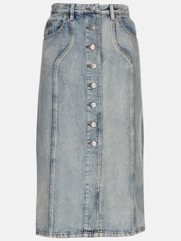 Vesna long denim skirt - ISABEL MARANT - BALAAN 1