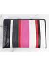 Bazaar striped clutch - BALENCIAGA - BALAAN 3