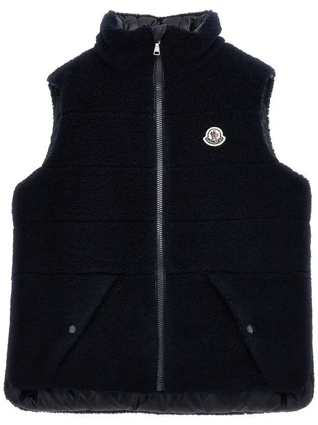 Kids Colbricon Teddy Down Vest Navy - MONCLER - BALAAN 1