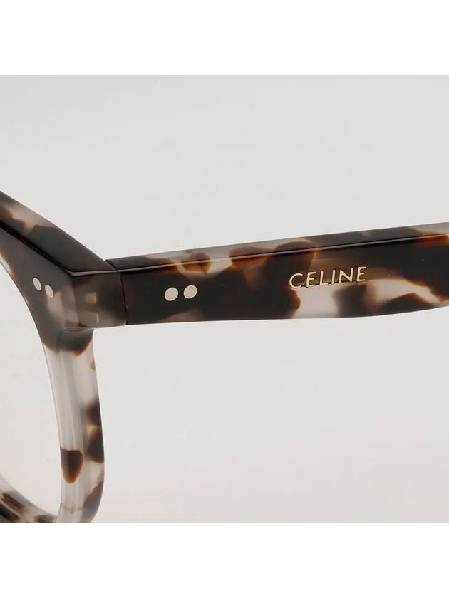 Glasses frame CL5010IN 055 overfit leopard skin square horn - CELINE - BALAAN 5