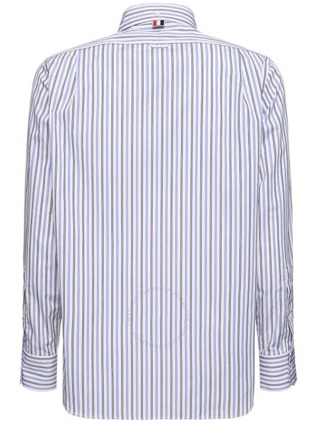 Striped Poplin Shirt MWL272AF0552 - THOM BROWNE - BALAAN 3