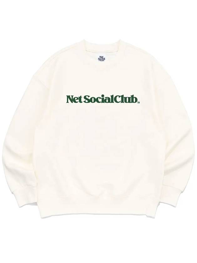 VIVID STRAIGHT LOGO MTM IVORY - NET SOCIAL CLUB - BALAAN 3