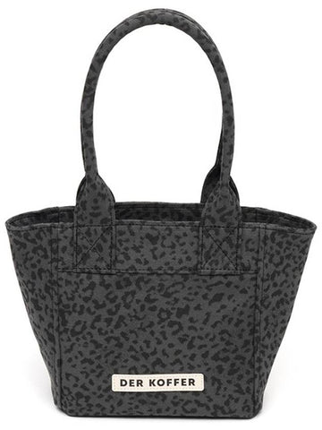 SHOPPER LEOPARD CHARCOAL MINI - DER KOFFER - BALAAN 1